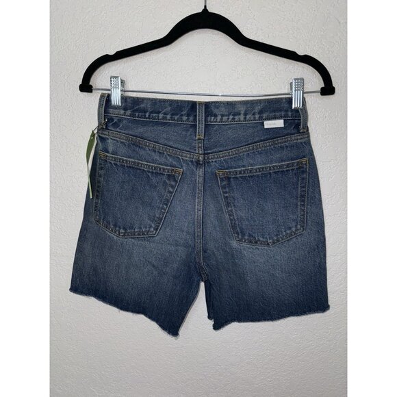 New Boyish Monty High Waist Denim Raw Edge Shorts in Miss Julie 25” Jeans N - Picture 2 of 7